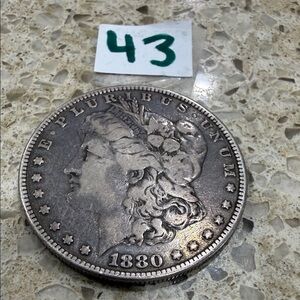#43 - 1880 Morgan Silver Dollar - Classic US Coin